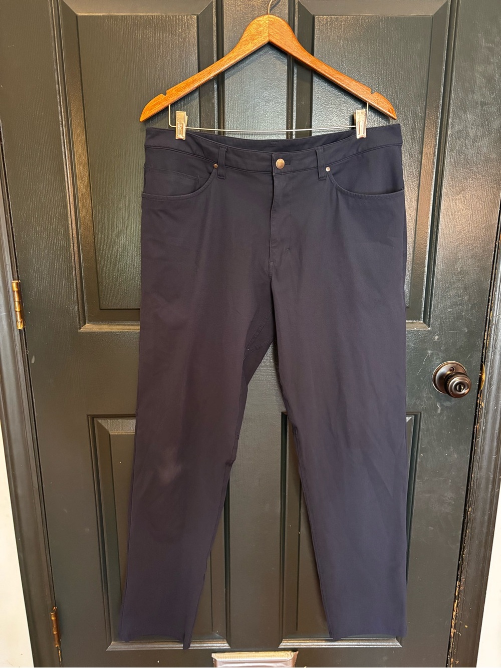 lululemon athletica Men's Straight-Leg Jeans in Navy